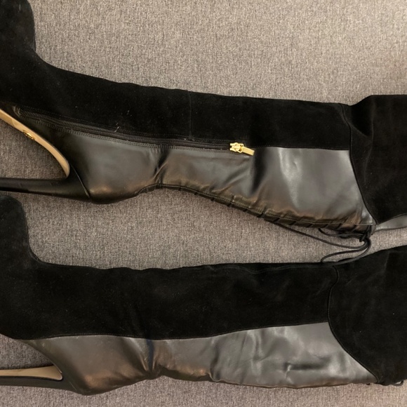 Bebe over the knee black boot - Picture 5 of 6